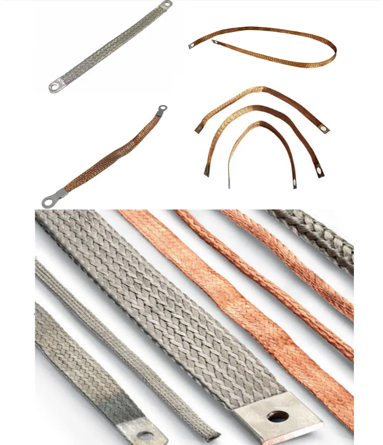 Straps Strap Material Grounding And Bonding Braids Ground Flat Bonding