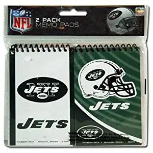 NFL New York Jets 2pk Spiral 3x5" Memo Pad in Poly Bag