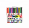 6 color Non-toxic whiteboard pen, small thin rod whiteboard marker