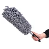 Grey fluffy rotating window exterior flexible duster power radiator auto microfiber mop duster