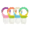 Baby silicone nipple fruit and vegetable rattle bite music bell pacifier, chew music complementary food pacifier