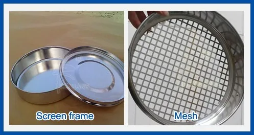 1-625mm mesh size laboratory rice test sieves analysis