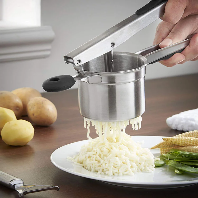 Amazon Top Seller 2019 Household Stainless Steel Manual Potato Masher