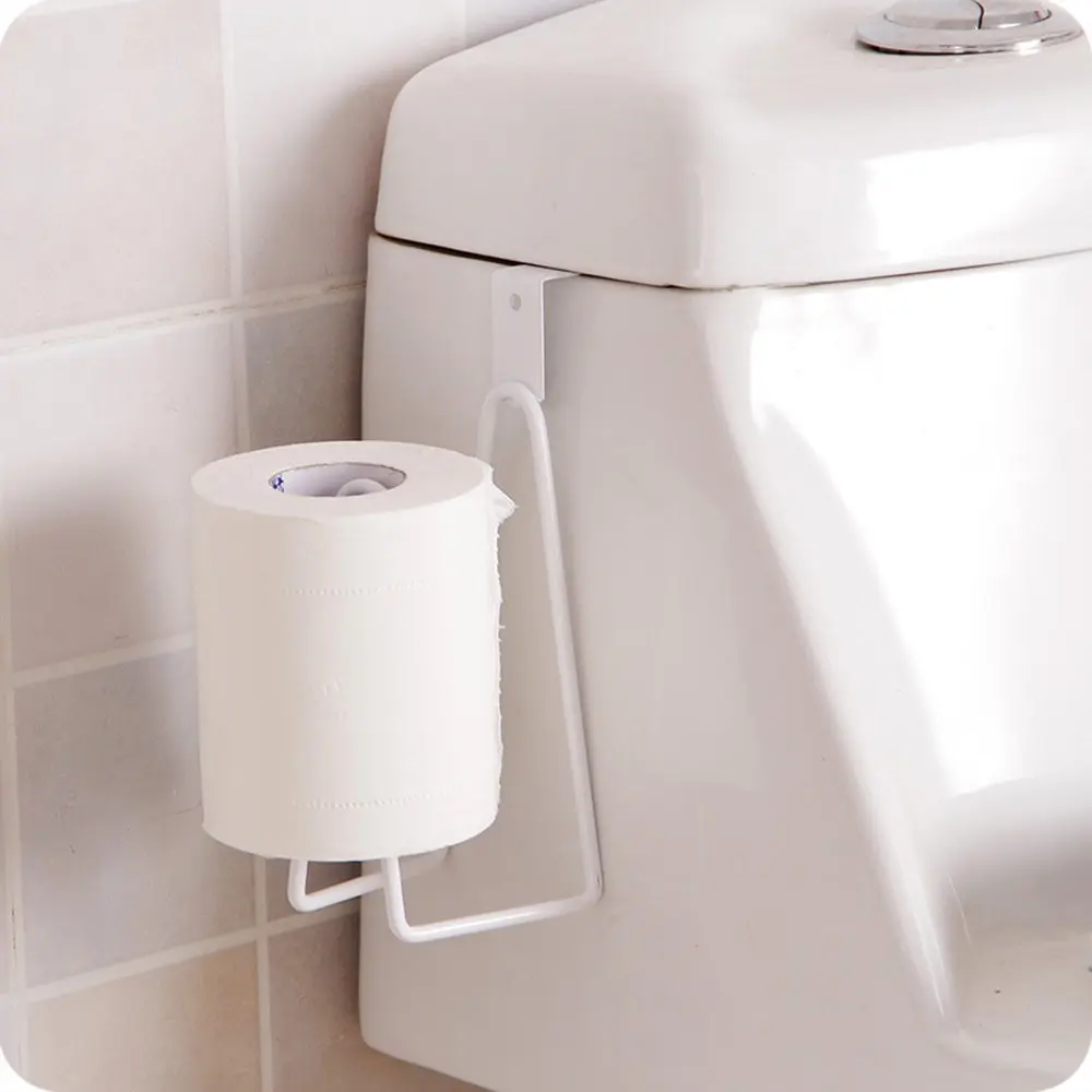 Multifunction Toilet Paper Holder, Non-Porous Surface Installation Toilet Paper Holder Storage Bathroom Kitchen Paper Towel Dispenser, Hanging Organizer Rack for Toilet Paper/Towel and more