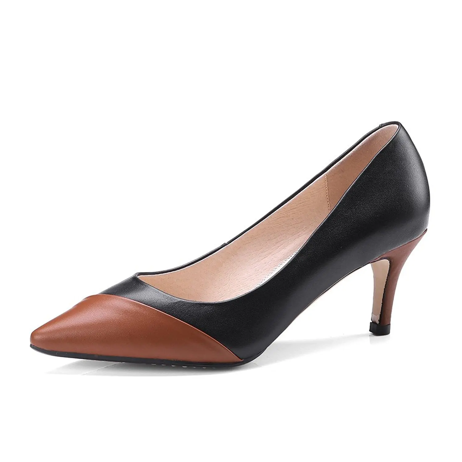 women's cap toe pumps