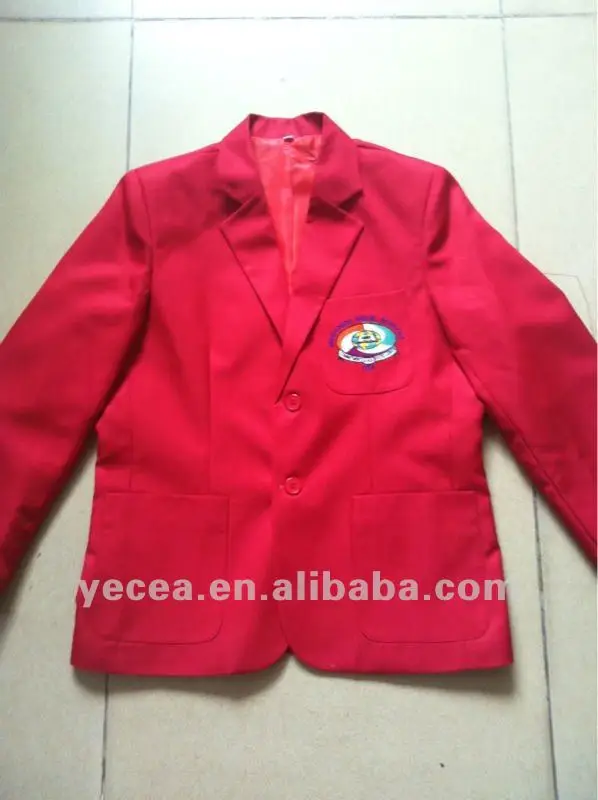 Hot Sell Red School Uniform Jacket Buy School Uniform Jacket,High