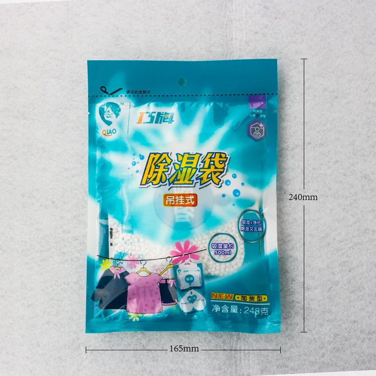 500ml Hanging Humidity Moisture Absorber Bag Odor Eliminator For