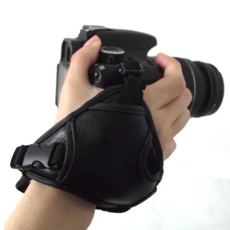 High Quality Soft Hand Grip Vintage PU Leather DSLR Camera Wrist Strap Belt for Nik on