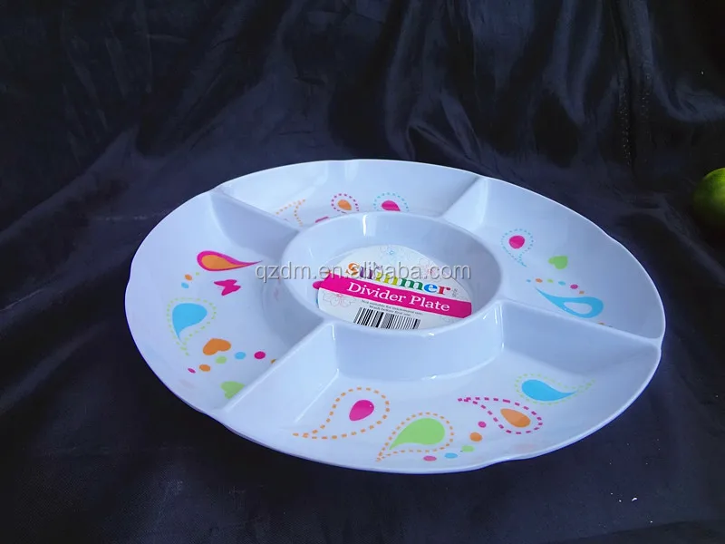 2016 Summer Serious Melamine Divider Plate,Section Plate
