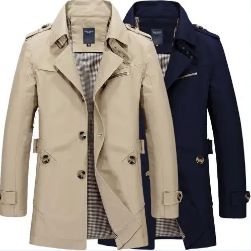 m-5x Clothing Manufacturers Overseas Mens Cotton Trench Coat