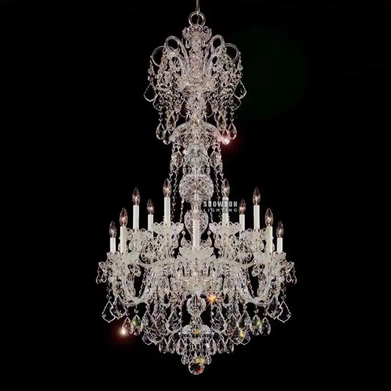 wholesale large light fixture cristal chandelier for home decoration