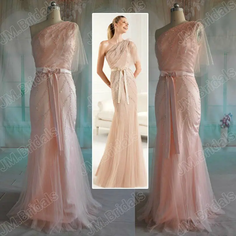 vestido de formatura longo rosa claro