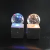 Italic cube cement table LED lamp holder in ball plastic bulb