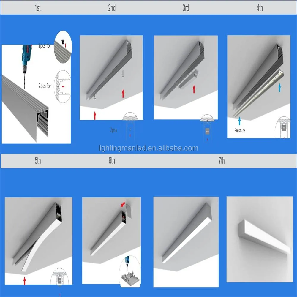 Shenzhen Price Led Linear Light Diffuser Buy Led Linear Light