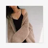 Super Chunky 100% Wool yarn hand knitted wool sweaters,new design girl sweater