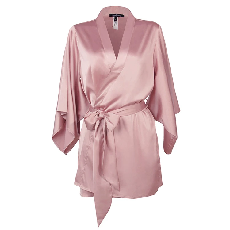 silk pajama robe