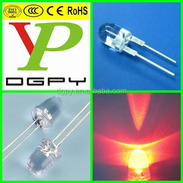 Hot Sale 10mm Rgb Multicolor Self Fast Flashing Led Diode With Milky
