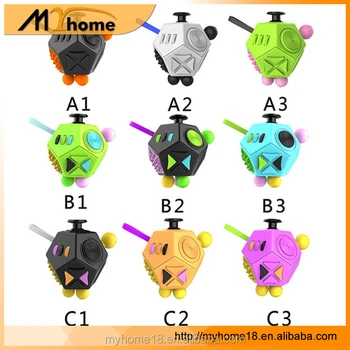 Hot Products Adults Stress Relief Finger Toys 12 Sided Fidget Cube Anti Infinity Hot Products Adults Stress Relief Finger Toys 12 Sided Fidget Cube Anti Infinity