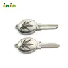 Customized Key Shaped Antique Metal Keychain , Casting Decorative Key