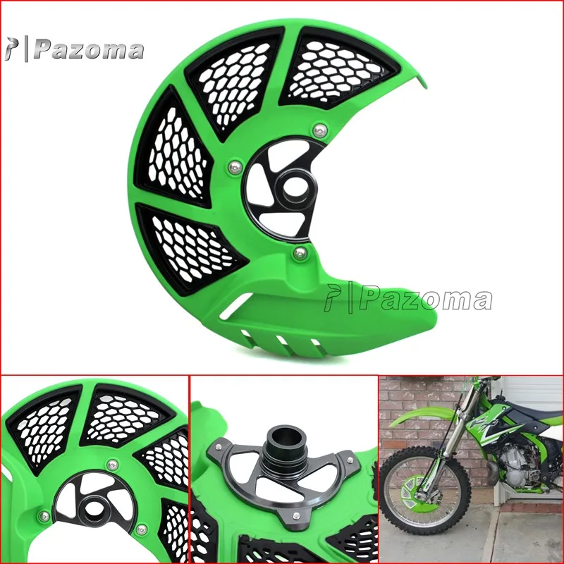 Front Brake Disc Guard Cover for Yamaha YZ125 YZ250 2008-2023 WR 250F 450F 06-18, Black