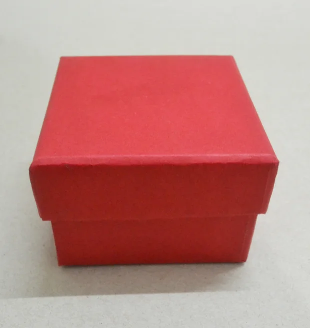 small custom jewelry paper box velvet foam insert