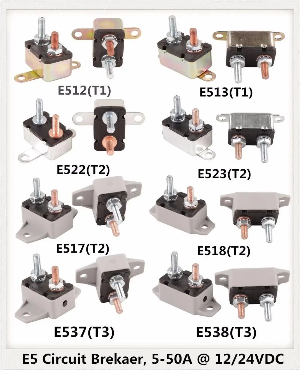 Waterproof Car Truck Fuse Circuit Breaker,Auto Boat Manual Reset Dc