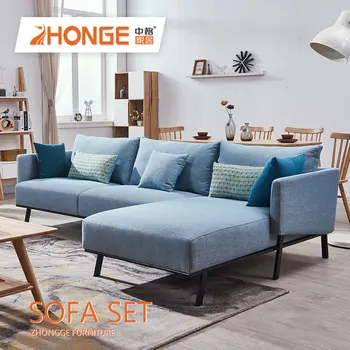 Personality Simple Design 3 Seater Sectional Fabric Living Room Modern Wooden L Shaped Sofa Set Designs Buy 3 Seater Fabric Sofa Modern Wooden L