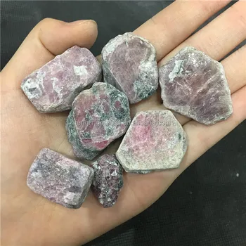 Natural Raw Ruby Gemstone Crystal Mineral Rubine Quartz Rough Stone For