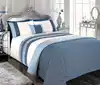 Shining polyester patchwork comforter set