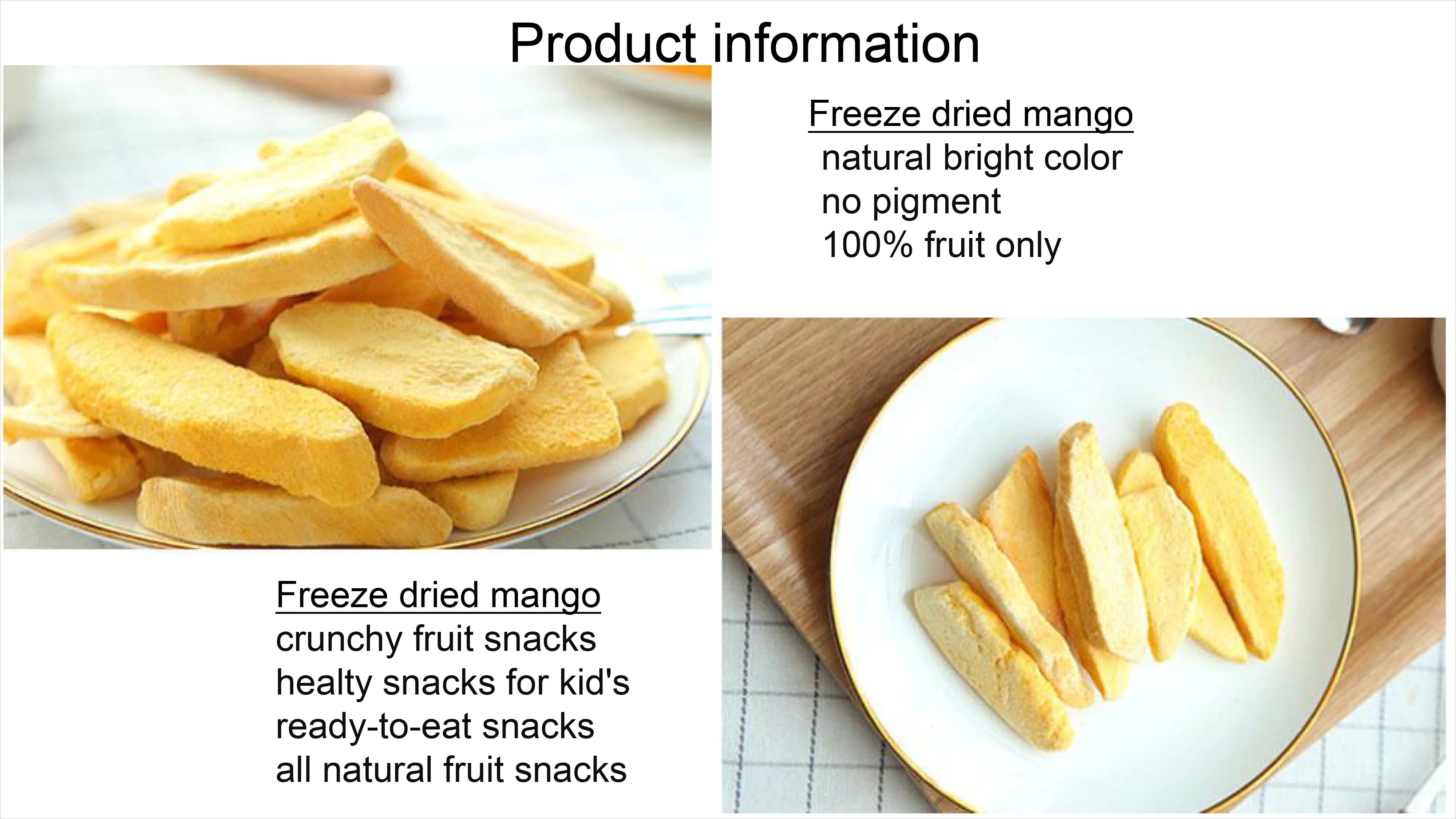 Natural <b>freeze</b> dried fruit <b>mango</b> dried <b>mango</b> slices.