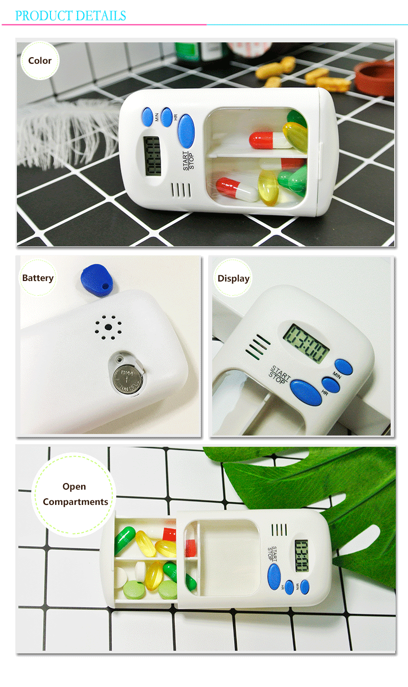 Hot Alarmed Pill Box Smart Electronic Pill Case From China Manufacturer