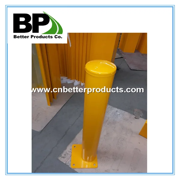 Security steel pipe bollards
