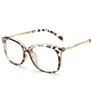 Brand Fashion Glasses Frames Optical Designer Solid Oval Outdoor Prescription Glasses Clear Lens Black Red Eyewear 106701