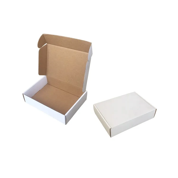 white corrugated paper