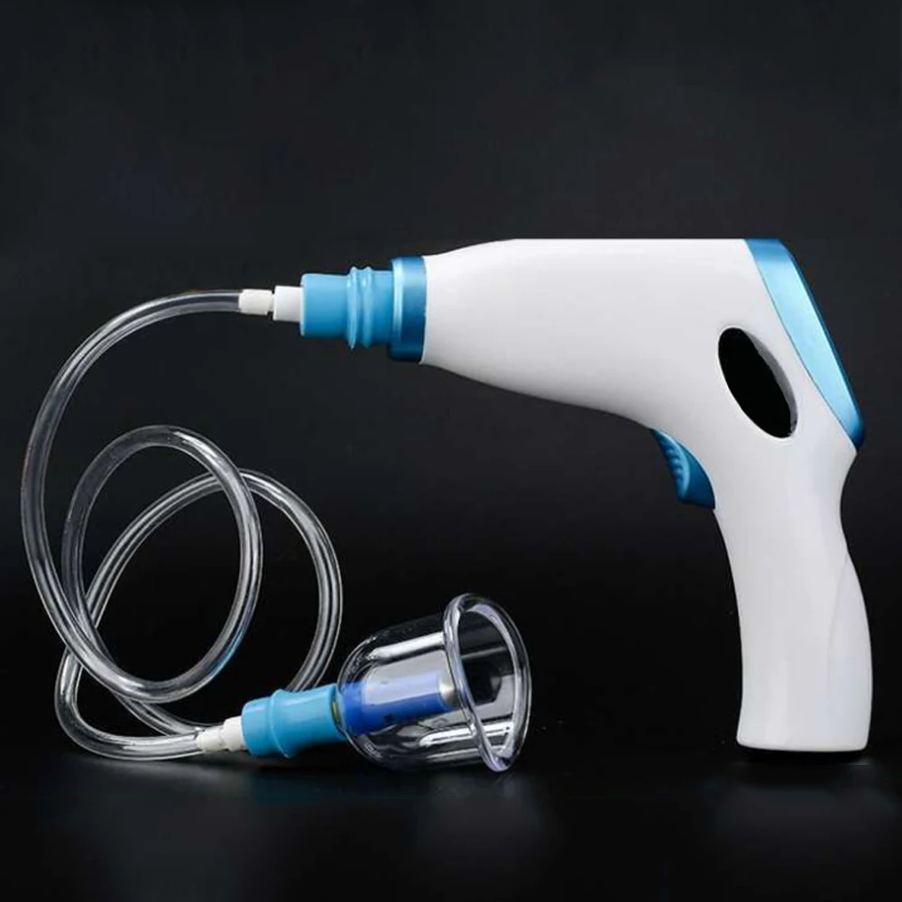 
OCELL Chinese traditional medicine Glass and Rubber Therapy Electrical Vacuum cupping household use rechargeable body treatment 