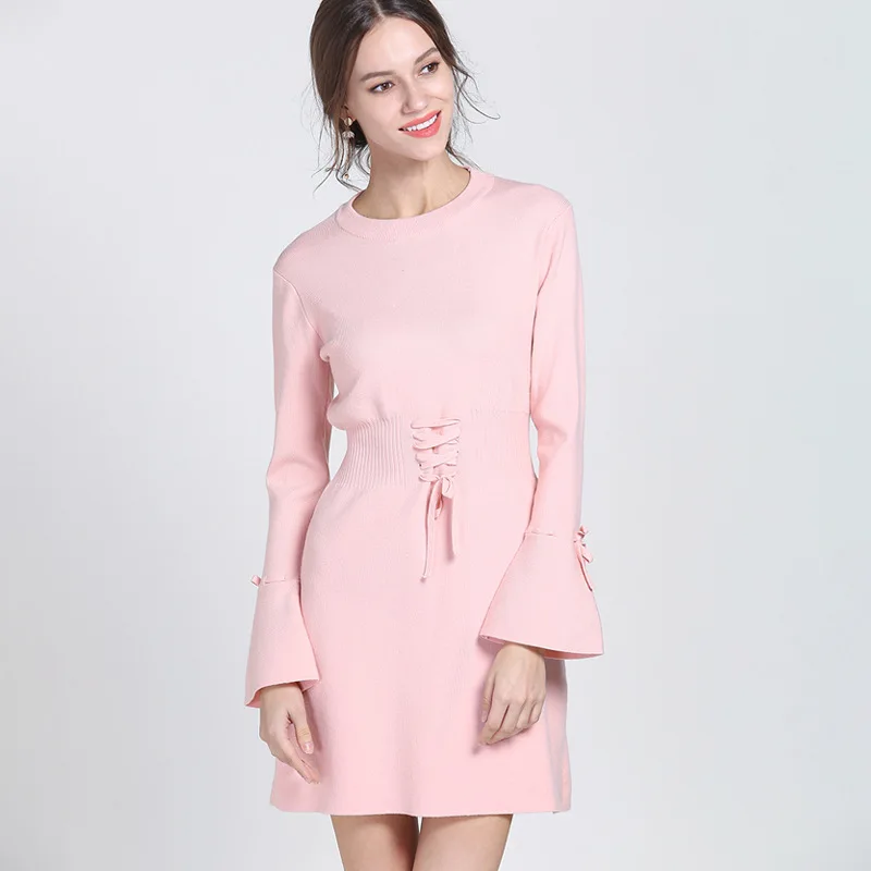 Korea Style Kness-length Beaty Sleeveless Dress - Buy Sleeveless Dress ...