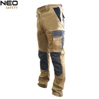 China Wholesale Cotton Spandex Cargo Work Pants With Multi Pocket - Buy ...