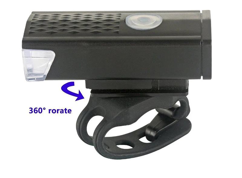 USB Rechargeable Powerful Bicycle Led Light Battery Warning Waterproof Front Bike Light
