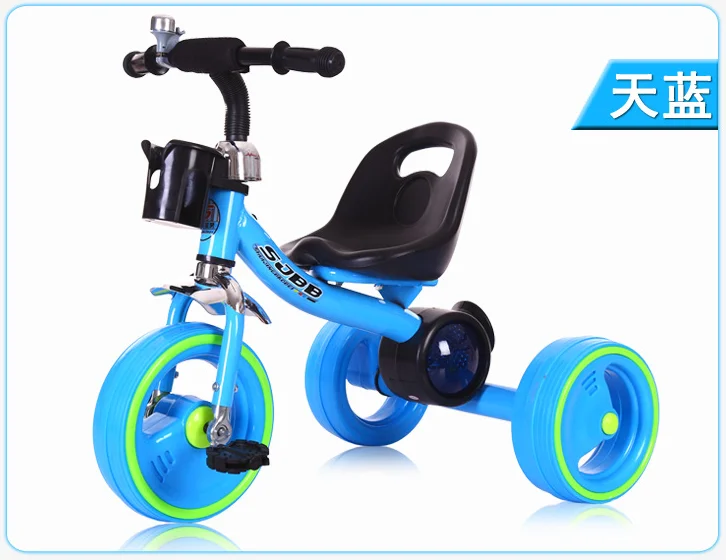 Factory Whole Ride On Car Metal Child Tricycle / Foldable Baby Tricycle