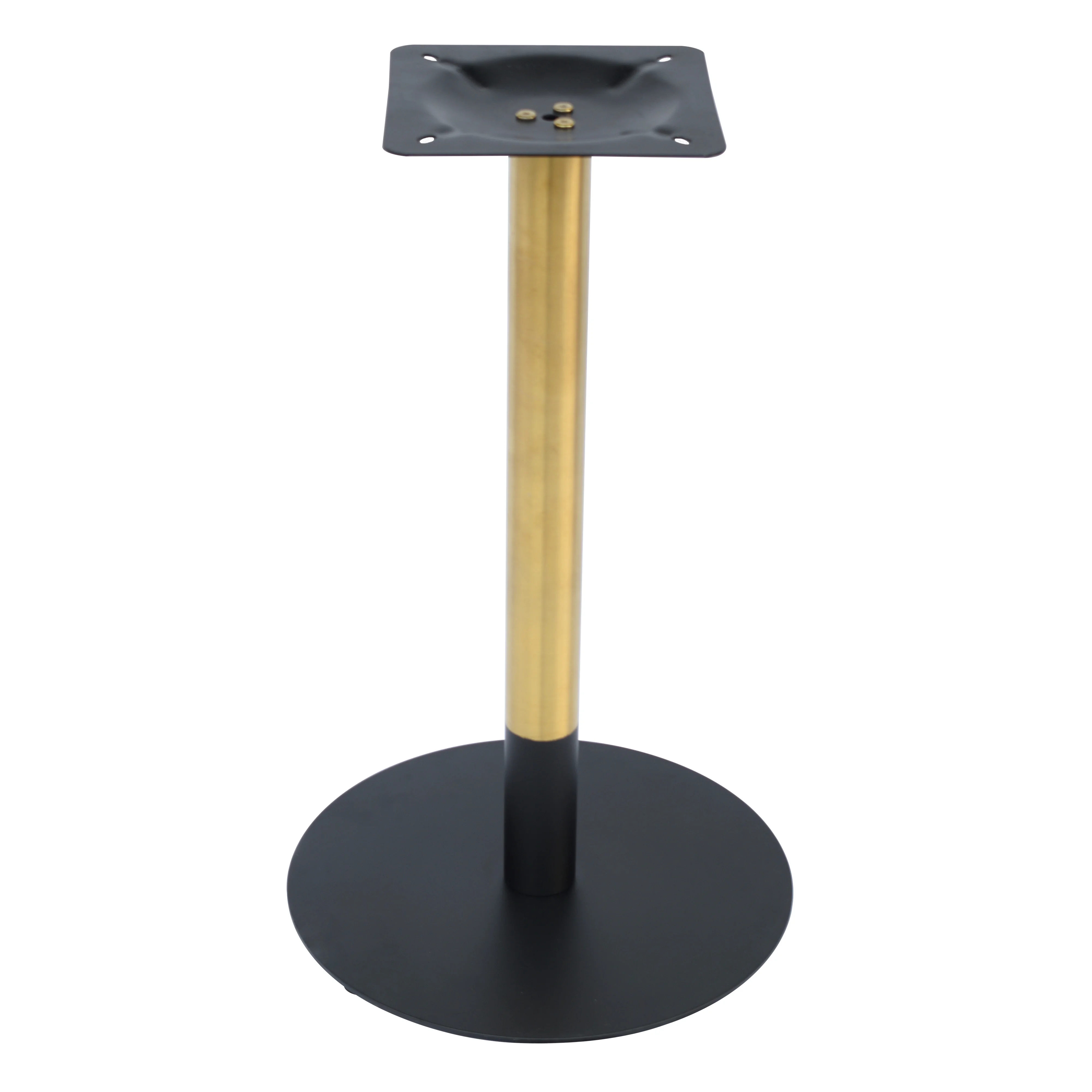Simple Design Titanium Gold Table Base Brushed Table Legs Buy Metal Furniture Legs,Round Table
