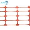 Easy to use reusable orange safety fence for road construction