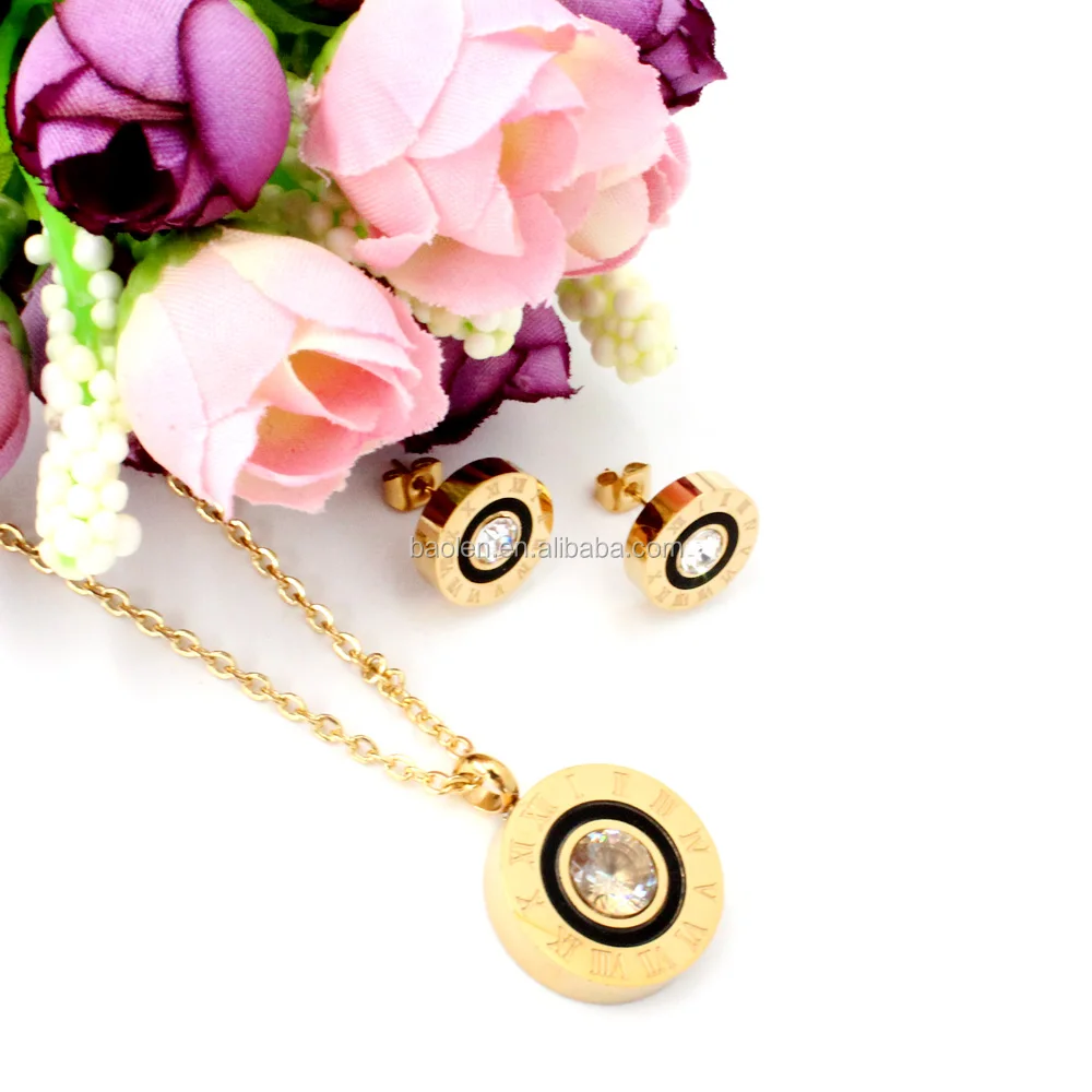 低价定制文字罗马数字刻立方氧化锆吊坠最新新娘首饰套装 Buy 新娘首饰套装 立方氧化锆首饰套装 罗马数字首饰套装product On Alibaba Com