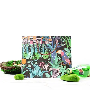 fashion style tea bag abaca pulp kraft christmas paper bags