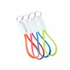 2018 fashional popular usb data cable, multi colorful keychain usb cable colorful bulbs cellphone charging cable for iphone