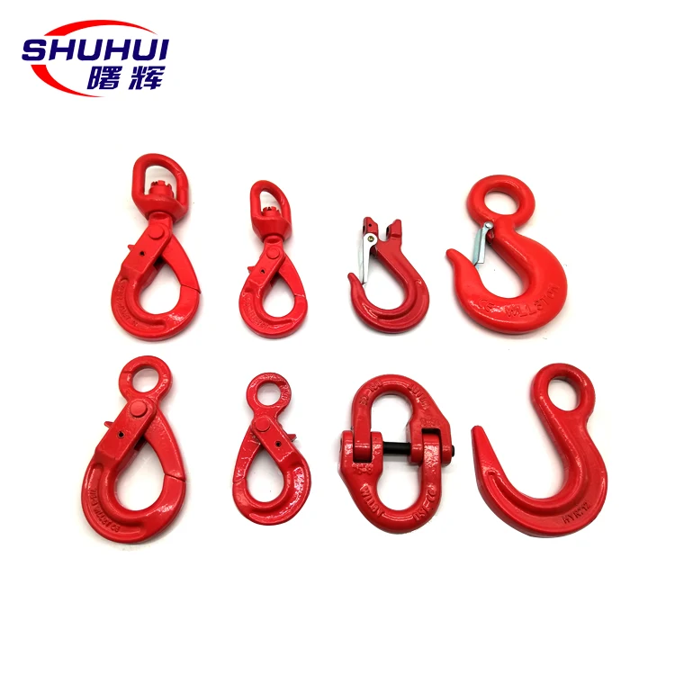 Oilfield Heavy Rotating Hook Swivel Lifting Hook Chain Rigging For ...