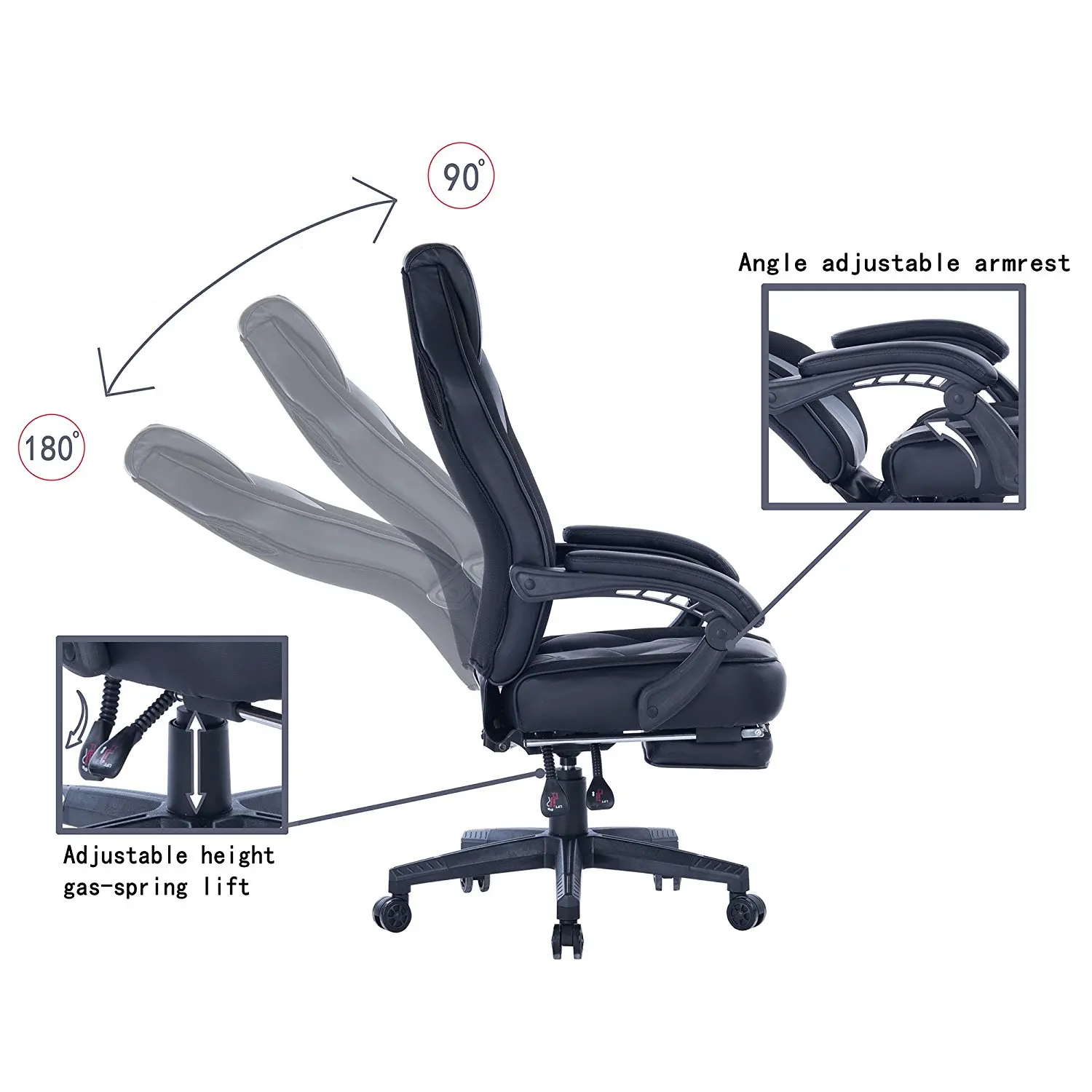 Zara Recline Edmonton Rocking Executive Used Office Chair Buy Office