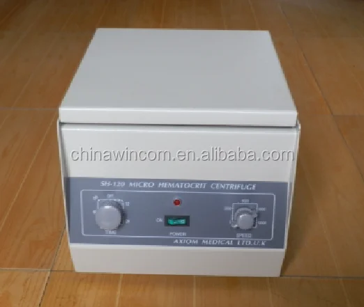 Professional medical laboratory 0-12000rpm high speed bench micro hematocrit centrifuge