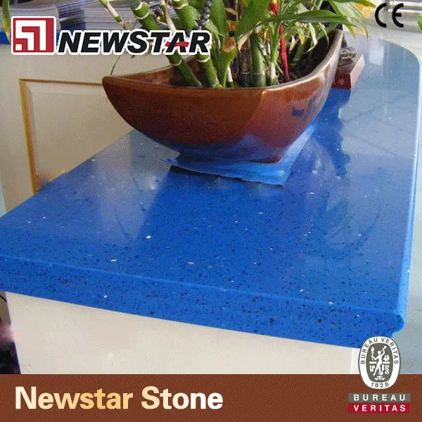 Man Made Stone Countertops Quality Quartz Countertop Wholesale Blue