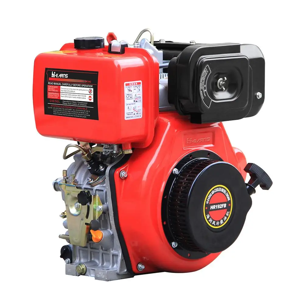 New Model 13 Hp Air Cooled 192f Electric Start Diesel Engine For Sale ...