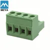 2 Pcs Pitch 5.08mm Close Angle 12 Way/pin Screw Terminal Block Connector w/ Angle-pin Green Color Pluggable Type